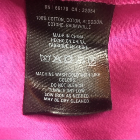 New Maeve Mona Off Shoulder Dress from Anthropologie Raw Hem Size Small Fuchsia - Picture 5 of 7